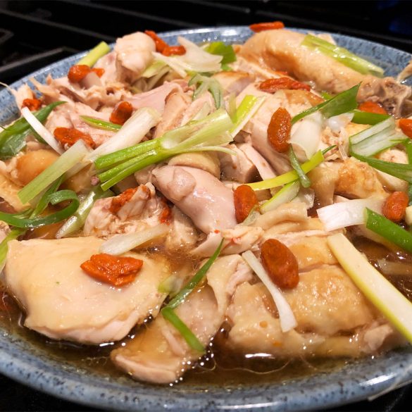 Instant Pot Chicken Barley Soup - DINING HAPPY